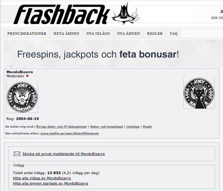 flashback talks, mondobizarro, Flashback